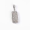 Pendant with obsidian made of 925 silver - Image 2