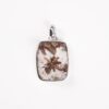Pendant with astrophyllite made of 925 silver