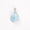 Pendant with Larimar made of 925 silver