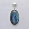 Pendant with Labradorite made of 925 silver