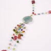 Necklace with tourmaline and sapphire made of 925 silver - Image 3