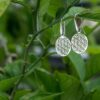 Flower of Life earrings made of 925 silver