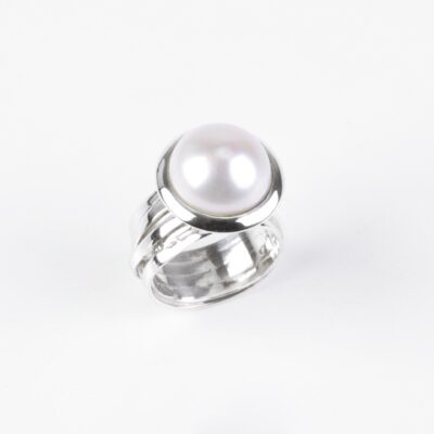 Ring Silber mit Perle