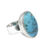 Ring with turquoise (Arizona) made of 925 silver - Image 2