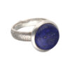 Ring with lapis lazuli in 925 silver - Image 2