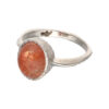 Ring with sunstone made of 925 silver - Image 2