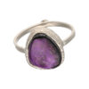 Ring mit Sugilith aus 925 Silber