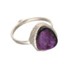Ring mit Sugilith aus 925 Silber – Bild 2