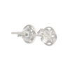 Flower of Life Stud Earrings made of 925 Silver - Image 3