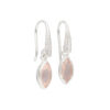Earrings with rose quartz made of 925 silver - Image 2