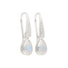 Earrings with moonstone made of 925 silver - Image 2