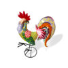 Rooster Hand Painted Metal