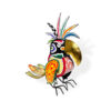 Parrot Hand Painted Metal - Image 2