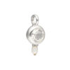 Set mit Kristall & Perle aus 925 Silber – Bild 6