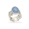 925 silver aquamarine ring