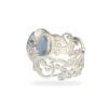 925 silver aquamarine ring - Image 2
