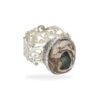 Ring with fire opal made of 925 silver - Image 2