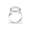 Ring with pearl made of 925 silver - Image 3