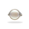 Ring with pearl made of 925 silver - Image 2