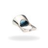 Ring mit Blauem Topas aus 925 Silber – Bild 4