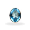 Ring mit Blauem Topas aus 925 Silber