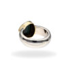 Ring with tourmaline in 925 silver and gold setting - Image 4