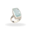 Ring mit Aquamarin aus 925 Silber – Bild 2