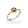 Ring mit Rohdiamant & Diamanten aus 333 Gold