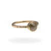 Ring mit Rohdiamant & Diamanten aus 333 Gold – Bild 3