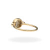 Ring with rough diamond and diamonds made of 333 gold - Image 4