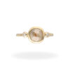 Ring with rough diamond and diamonds made of 333 gold - Image 2