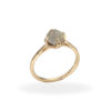 Ring with rough diamond in 333 gold - Image 4