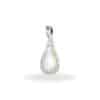 Pendant with moonstone made of 925 silver